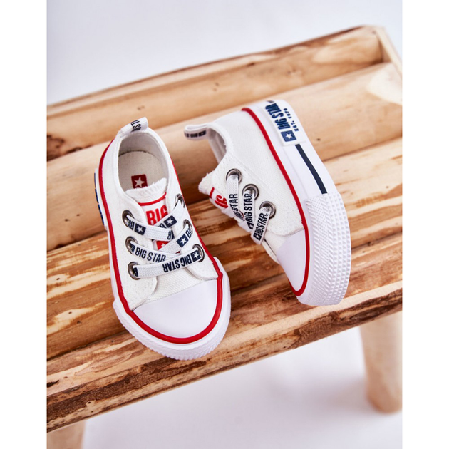 Trampki chłopięce Big Star KK374048 17 Białe (5900714538095) - obraz 6