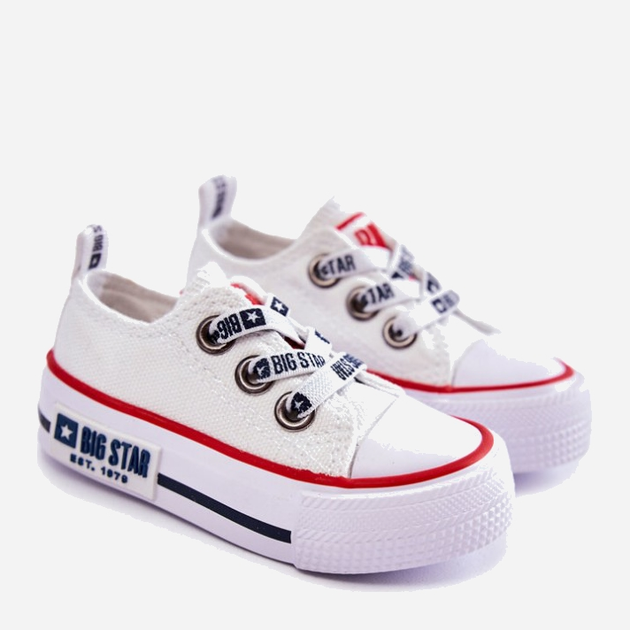 Trampki chłopięce Big Star KK374048 17 Białe (5900714538095) - obraz 7
