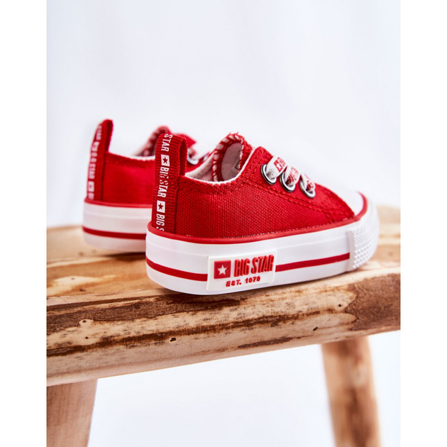 Trampki chłopięce Big Star KK374051 18 Czerwone (5900714538255) - obraz 5