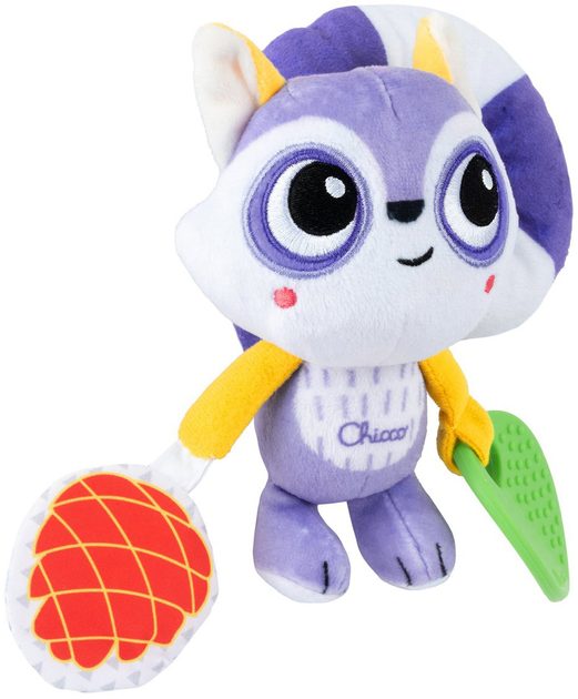 Іграшка-брязкальце прорізувач Chicco Єнот (11563.00) – Безпечно. Зручно ...