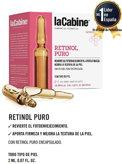 Сироватка для обличчя La Cabine Ampoules Retinol Pure 10x2 мл (8435534404444) - зображення 3