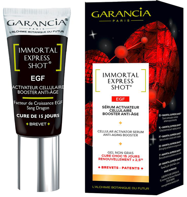 Сироватка для обличчя Garancia Immortal Express Shot EGF Serum 15 мл (3700928800207) - зображення 1