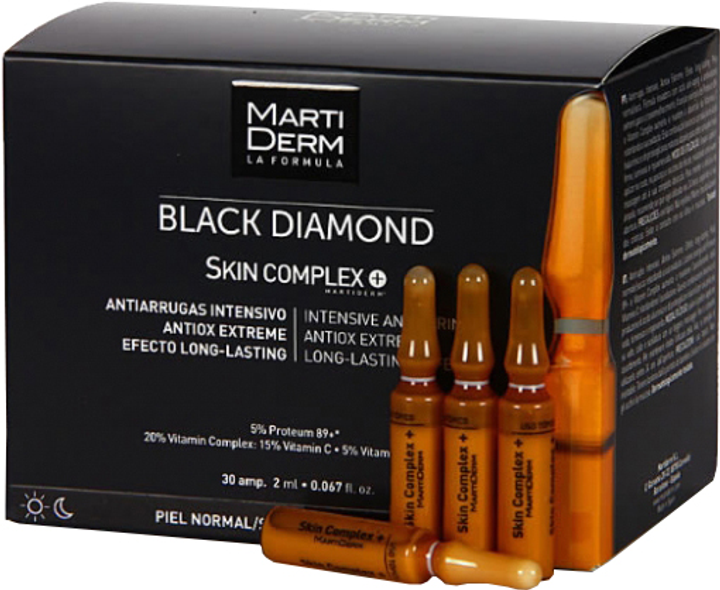Serum do twarzy Martiderm Black Diamond Skin Complex+ 30 Vial (8437015942315) - obraz 1