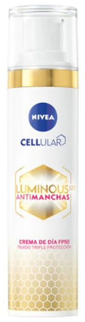 Денний крем проти пігментних плям Nivea Cellular Luminous 630 Anti-stain Day Cream SPF50 40 мл (4005900782892) - зображення 1