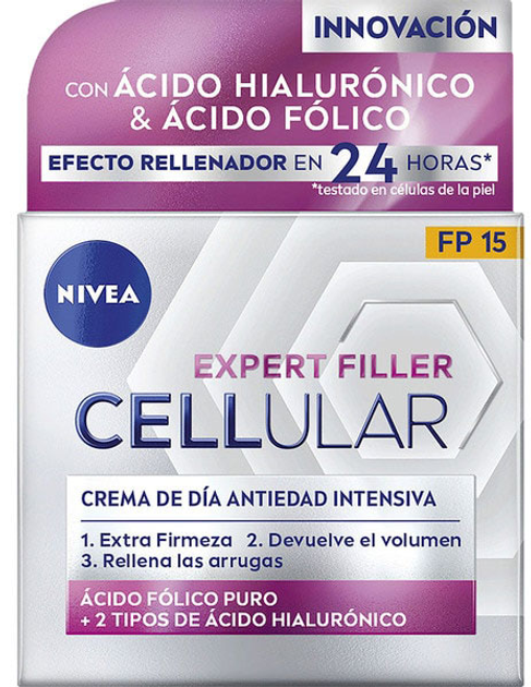 Krem przeciwzmarszczkowyna dzień Nivea Hyaluron Cellular Filler SPF15 Day Cream SPF15 50 ml (4005900966254) - obraz 1