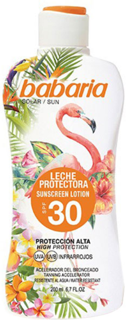 Emulsja przeciwsłoneczna do ciała Babaria Tropical Sun Sunscreen Lotion SPF30 200 ml (8410412000826) - obraz 1