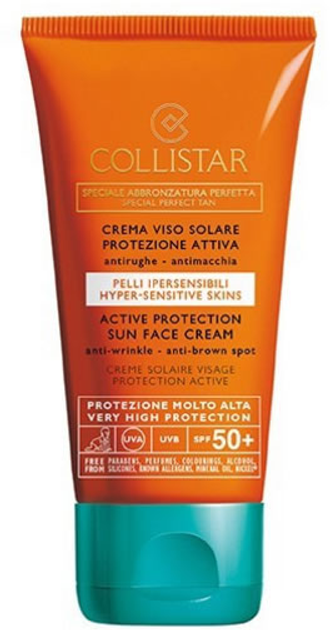 Krem przeciwsłoneczny do twarzy Collistar Active Protection Sun Face SPF50 50 ml (8015150260961) - obraz 1