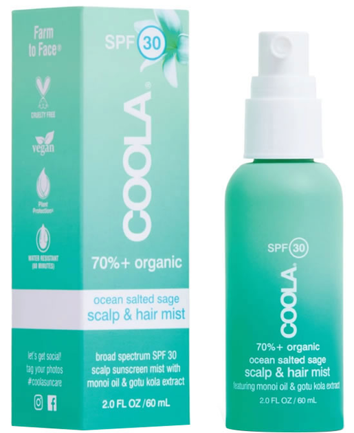 Сонцезахисний спрей Coola Scalp & Hair Mist Organic Sunscreen SPF30 60 мл (850008614828) - зображення 1