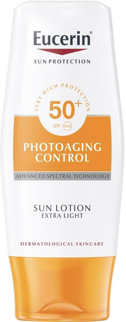 Przeciwsłoneczny balsam Eucerin Photoaging Control Sun Lotion Extra Light SPF50+ 150 ml (4005800192593) - obraz 1