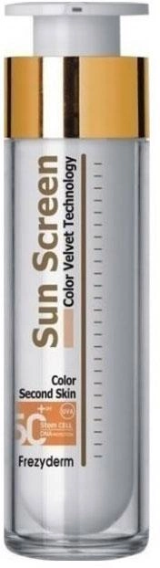 Przeciwsłoneczny krem Frezyderm Sun Screen Color Velvet Face Water Resistant SPF50+ 50 ml (5202888222351) - obraz 1