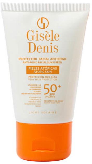 Krem przeciwsłoneczny dla skóry skłonnej do alergii Gisele Denis Facial Sunscreen Atopic Skin SPF50 40 ml (8414135861108) - obraz 1