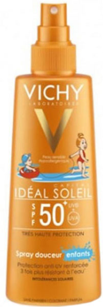 Сонцезахисний спрей Vichy Ideal Soleil Soft Spray Children SPF50 200 мл (3337875654586) - зображення 1