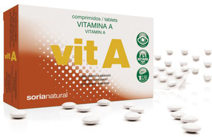 Suplement diety Soria Vitamina A 200 Mgrs X 48 Retard (8422947111014) - obraz 1