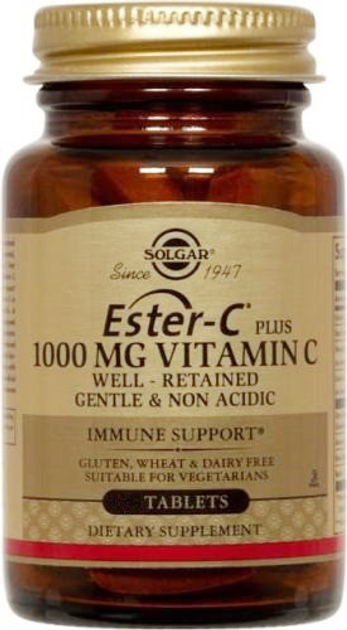 Комплекс вітамінів та мінералів Solgar Ester-C Plus 1000 мг 90 капсул (33984010529) - зображення 1