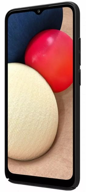 Etui Nillkin Super Frosted Shield do Samsung Galaxy A02S Czarny (NN-SFS-A02S/BK) - obraz 4