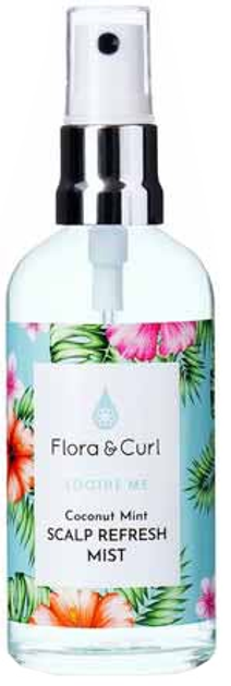 Spray do skóry głowy Flora and Curl Soothe Me Coconut Mint Scalp Refresh Mist 100ml (5060627510301) - obraz 1