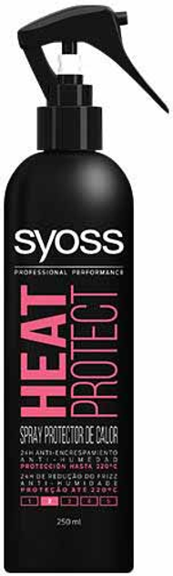 Спрей для волосся Syoss Heat Styling Protection Heat Protect Spray 250 мл (8410436135146) - зображення 1