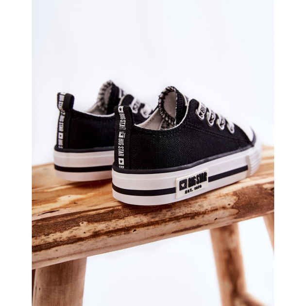 Trampki chłopięce Big Star KK374069 22 Czarne (5900714538996) - obraz 6