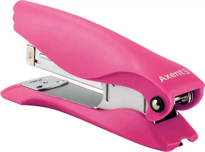 Степлер Axent Ultra №24/6 25 л Розовый (4805-10-А) - изображение 2