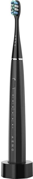 Електрична зубна щітка AENO DB2S, 46000 обертів за хвилину, чорна, 3 насадки - зображення 1
