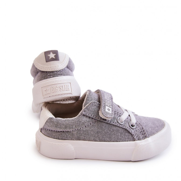 Trampki dziecięce Big Star JJ374107 22 Szare (5900714490164) - obraz 8