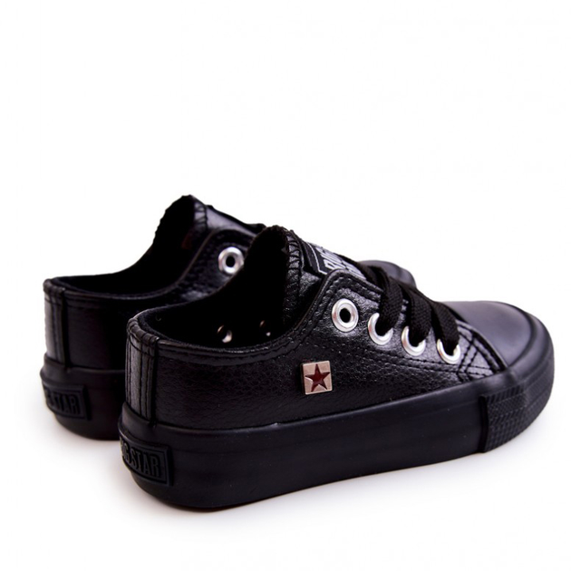 Дитячі кеди для дівчинки Big Star JJ374311 22 Чорні (5900714447274) - зображення 8
