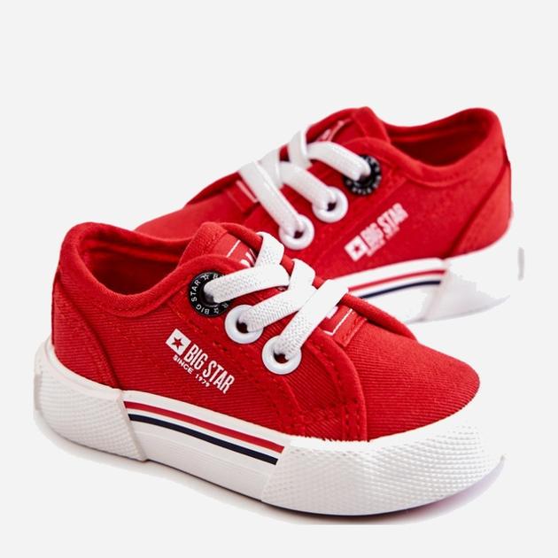 Дитячі кеди для хлопчика Big Star JJ374162 17 Червоні (5900714452506) - зображення 6
