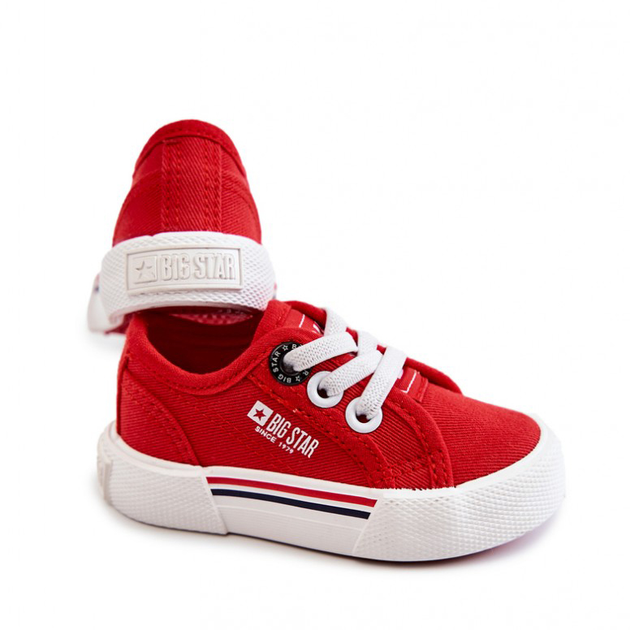 Дитячі кеди для хлопчика Big Star JJ374162 17 Червоні (5900714452506) - зображення 8