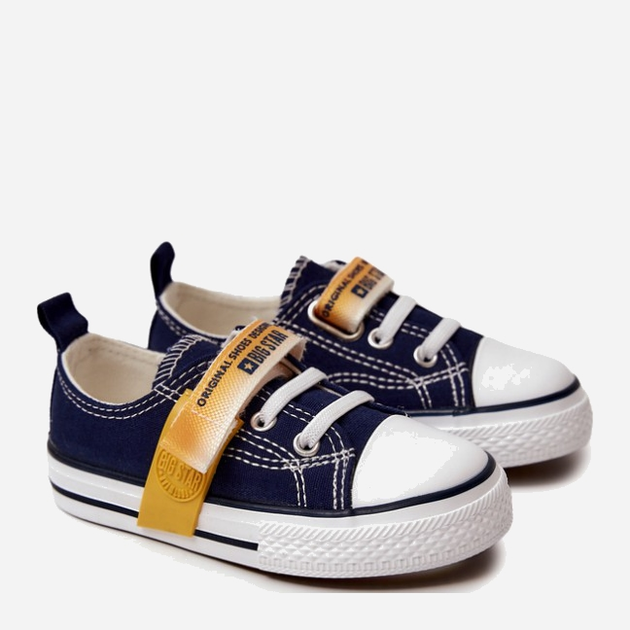 Trampki chłopięce na rzepy Big Star JJ374077 23 Granatowe (5900714504960) - obraz 4