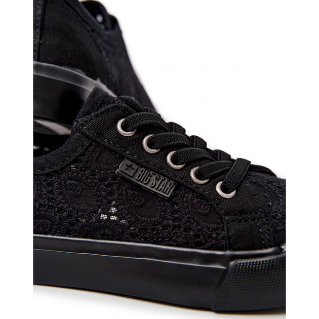 Дитячі кеди для дівчинки Big Star JJ374011 32 Чорні (5900714442774) - зображення 5