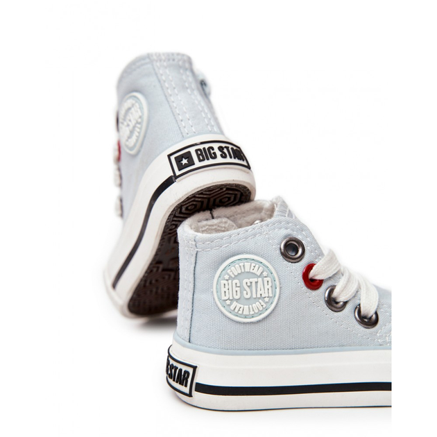 Trampki chłopięce wysokie Big Star HH374192 18 Niebieskie (5900714444242) - obraz 7