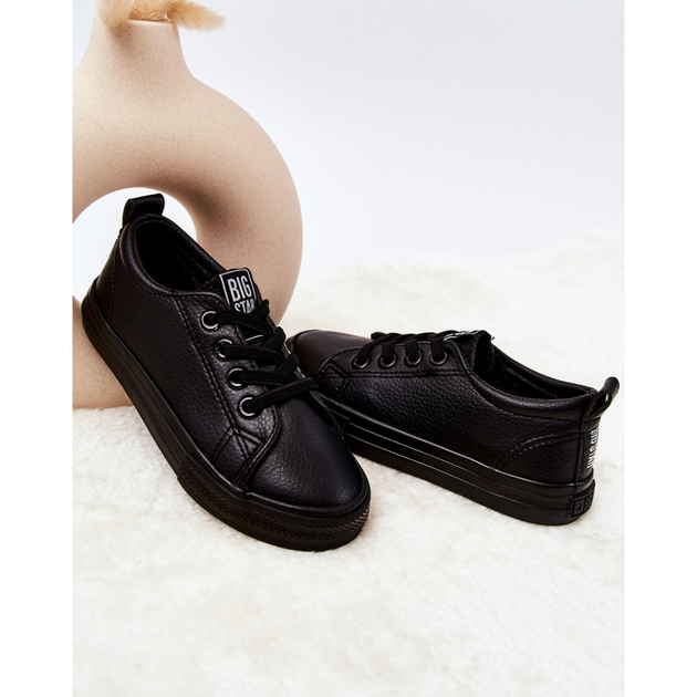 Дитячі кеди для дівчинки Big Star JJ374025 33 Чорні (5900714443351) - зображення 5