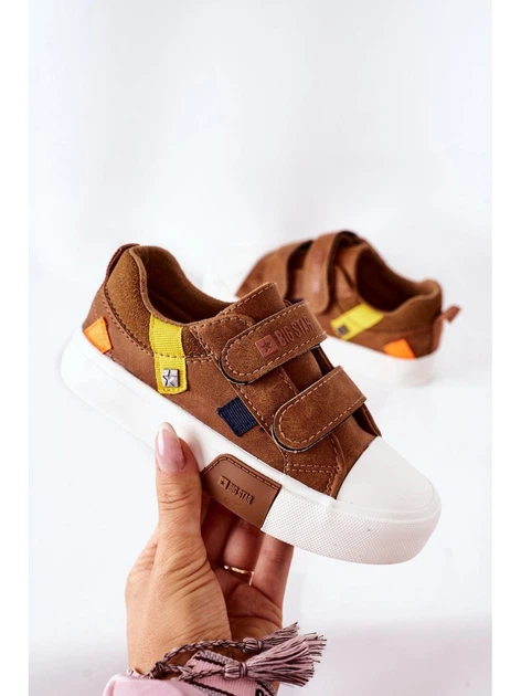 Trampki chłopięce na rzepy Big Star II374017 34 Camel (5900714417918) - obraz 3