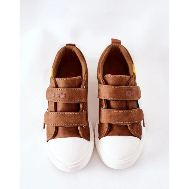 Trampki chłopięce na rzepy Big Star II374017 34 Camel (5900714417918) - obraz 5