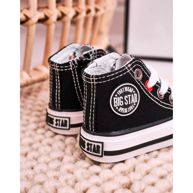 Trampki chłopięce wysokie Big Star HH374188 20 Czarne (5900714303204) - obraz 6