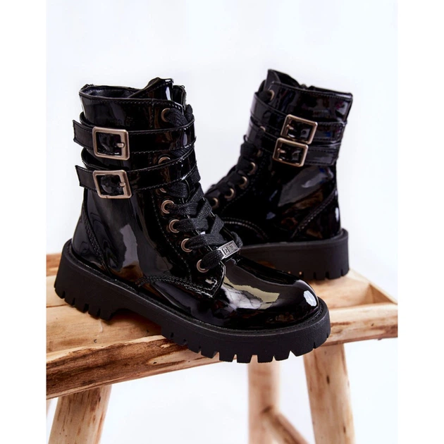 Jesienne trzewiki dziewczęce Big Star KK374131 33 Czarne (5900714565343) - obraz 4