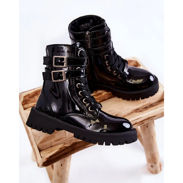 Jesienne trzewiki dziewczęce Big Star KK374131 33 Czarne (5900714565343) - obraz 5