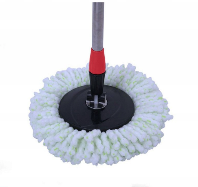 Запаска круглая из микрофибры для швабры Magic Mop для влажной уборки пола (2611) - Фото 4 Запаска круглая из микрофибры для швабры Magic Mop для влажной уборки пола (2611) - изображение 4