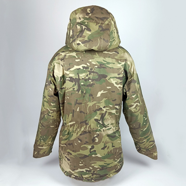Бушлат утеплённый Ткань Саржа с капюшоном Куртка зима Мультикам Размер 44-46 - изображение 2