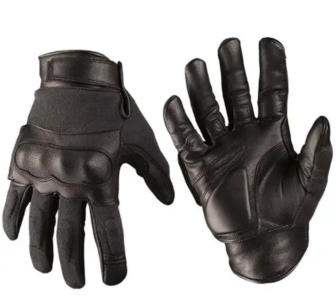 Тактичний рукавички Mil-Tec "Tactical Gloves Schwarz" Black 12504202 розмір XL - изображение 1