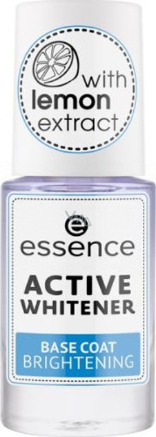 Основа під лак для нігтів Essence Active Whitener 8 мл (4059729255723) - зображення 1