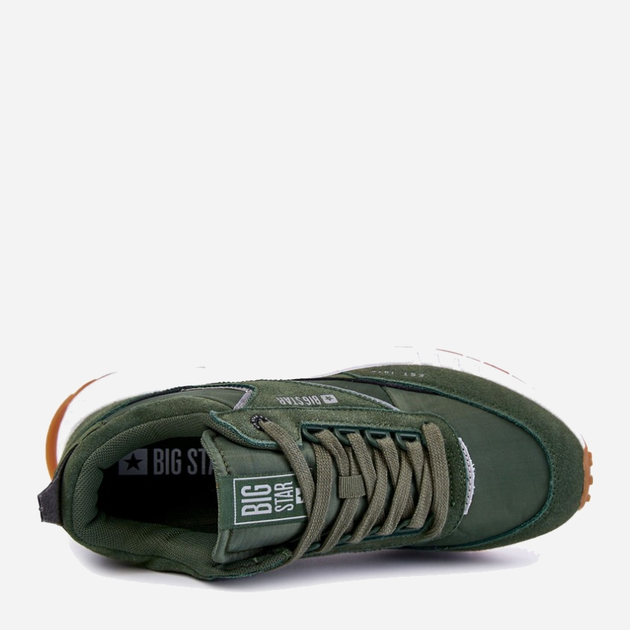 Buty sportowe męskie na platformie do kostki Big Star KK174020 44 Zielone (5900714535179) - obraz 3