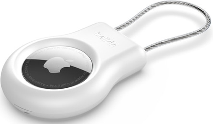 Дротовий кабель тримача Belkin Secure AirTag Білий (MSC009BTWH) - зображення 4