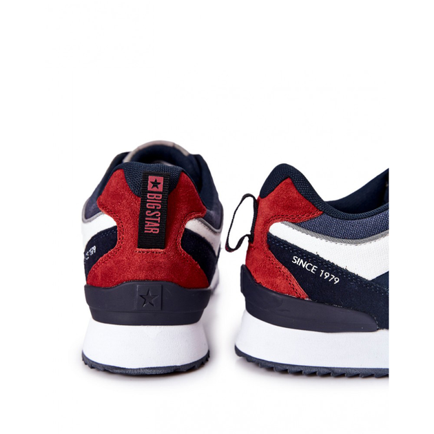 Buty sportowe męskie na platformie do kostki Big Star II174190 44 Ciemnogranatowe (5900714422172) - obraz 5