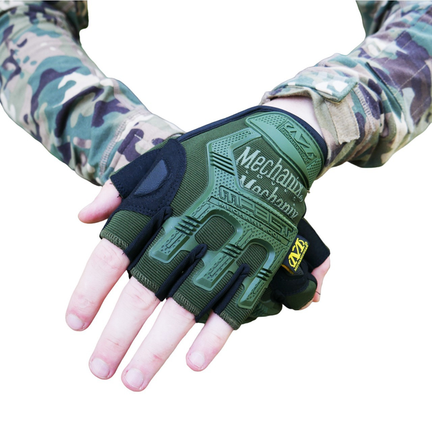 Рукавиці тактичні безпалі Mechanix MXK-2 Олива M - зображення 2