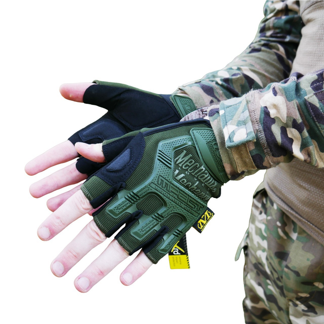 Беспалые перчатки Mechanix MXK-2 Олива L - изображение 1