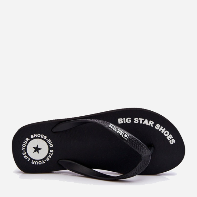 Klapki japonki męskie Big Star LL174423 44 Czarne (5900714638153) - obraz 3