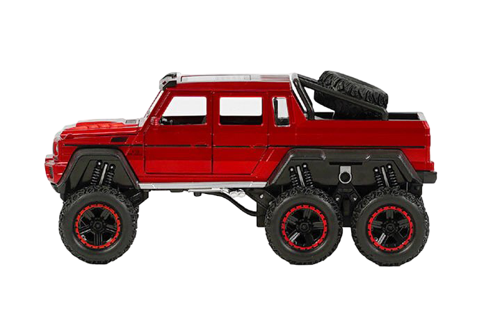 Машинка металева дитяча Mercedes-Benz G63 AMG 6×6 Auto Expert Premium Червоний - Фото 6 Машинка металева дитяча Mercedes-Benz G63 AMG 6×6 Auto Expert Premium Червоний - зображення 6
