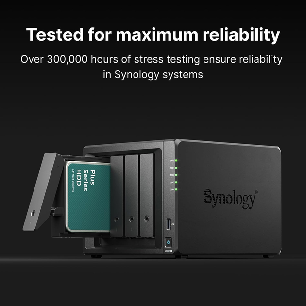 Жорсткий диск Synology Plus 4TB 5400rpm 256MB HAT3300-4T 3.5" SATA III - зображення 4