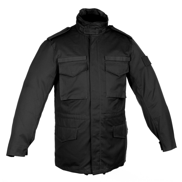 Куртка тактическая Brotherhood M65 черный демисезонная с пропиткой 48-50/170-176 - изображение 2